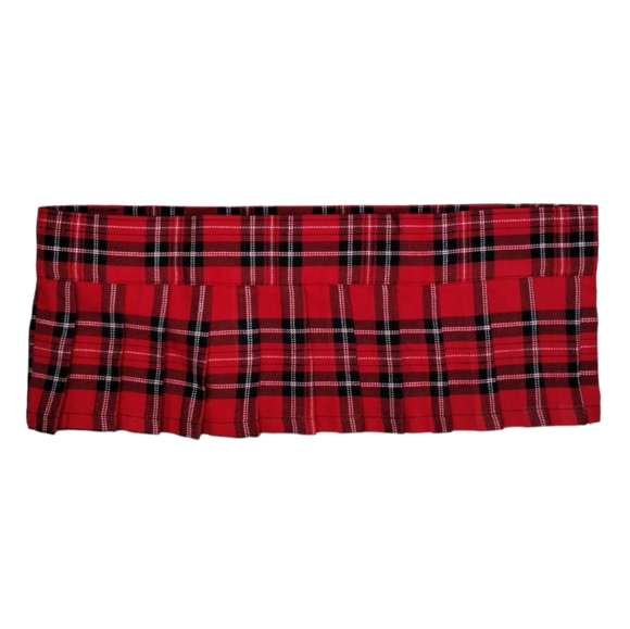 Plaid Pleated Mini Skirt Y2K 90s - Picture 6 of 9